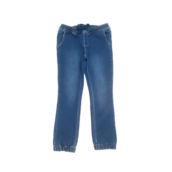 YMI Pull On Jogger Girl's size 10 Dark Wash Blue Denim Jeans - Picture 1 of 3